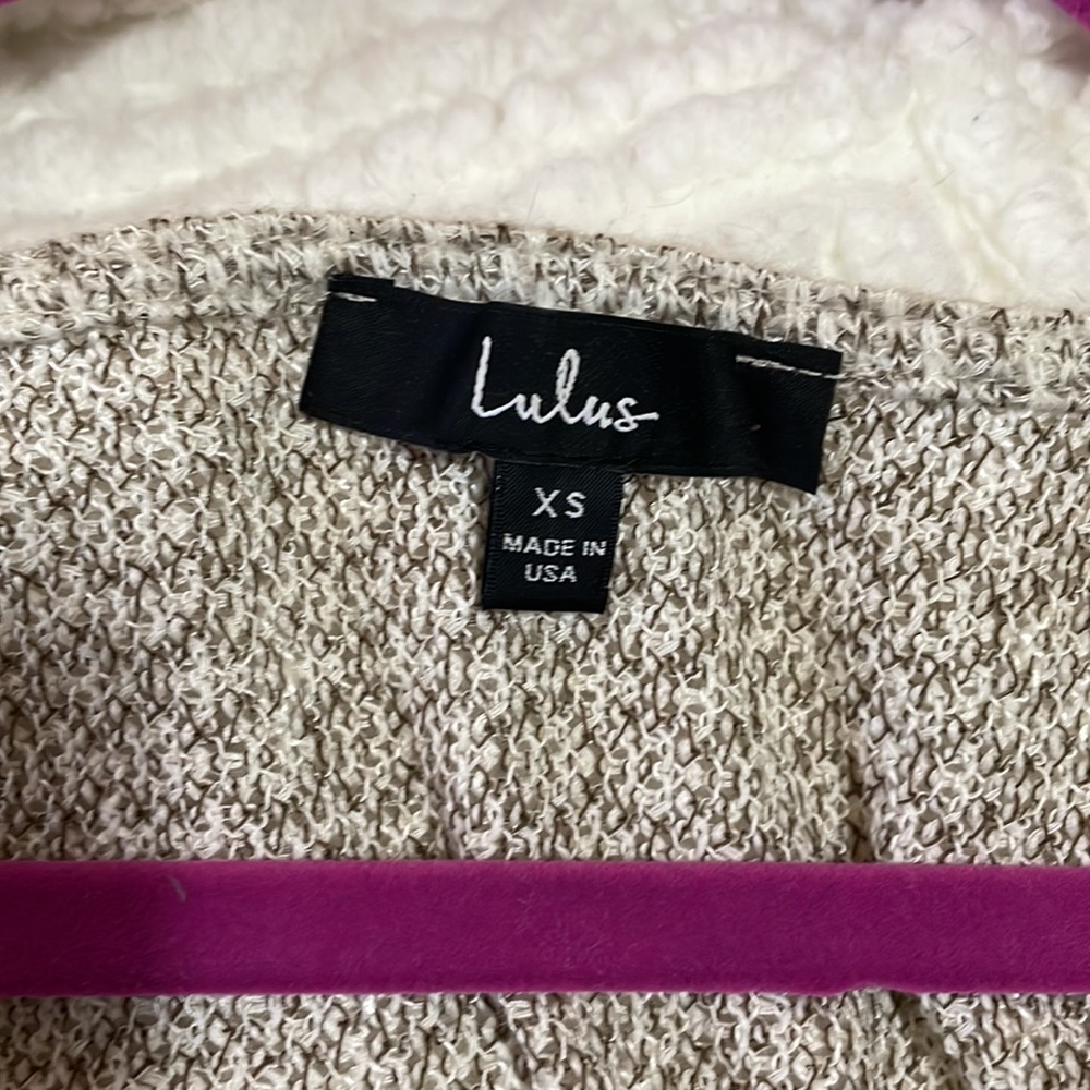 Lulus Perfect Mix Heather Beige Dolman Sleeve Sweater Top - Picture 4 of 4
